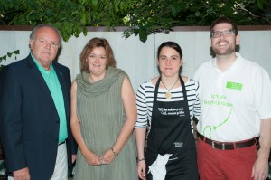 Dr. Pohanka, Andrea Schatke (Astellas), Marlies Geier, Claus Pohnitzer (v.l.)