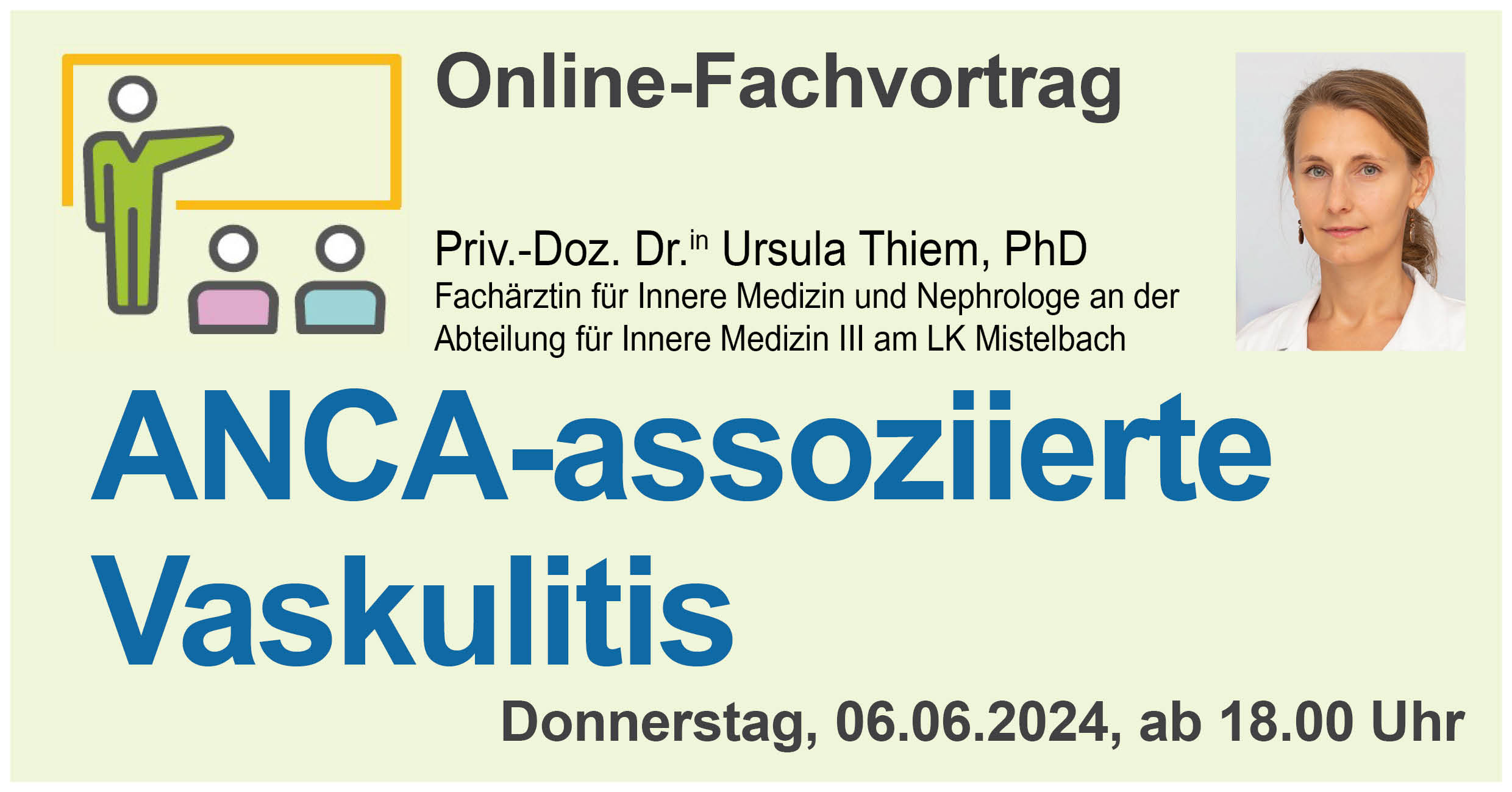 ANCA-assoziierte Vaskulitis Vortrag und Fragen